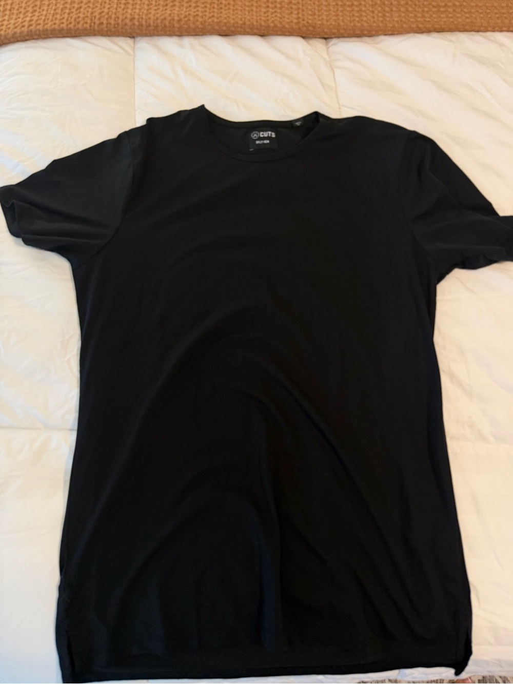 Cuts Clothing Black Short Sleeve Crew T-Shirt